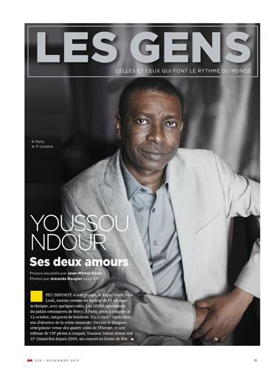 klodset pris Symphony Afrique Magazine - YOUSSOU NDOUR SES DEUX AMOURS