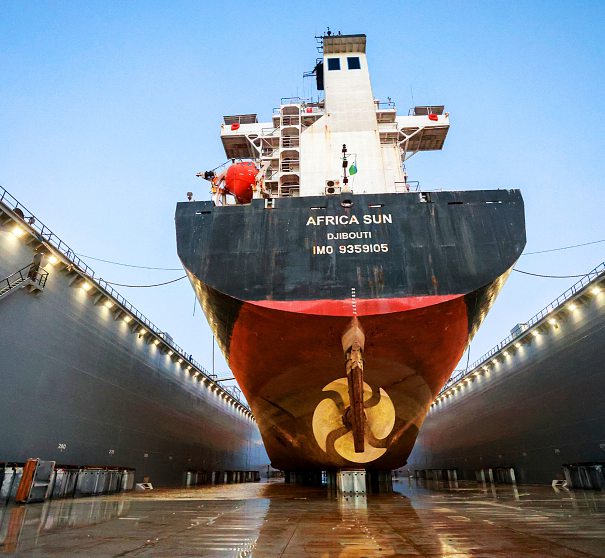 Inauguré en avril 2025, le Djibouti Ship Repair Yard (DSRY) offre tout une gamme de services aux compagnies maritimes. DR/ DPFZA