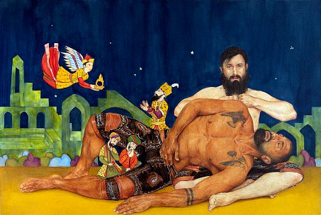 Alireza Shojaian, Sharok et Arthur, «Sous le ciel de minuit », 2022. DR