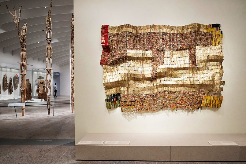 MET, New York (États-Unis). metmuseum.orgEl Anatsui, Between Earth and Heaven, 2006.PAULA LOBO