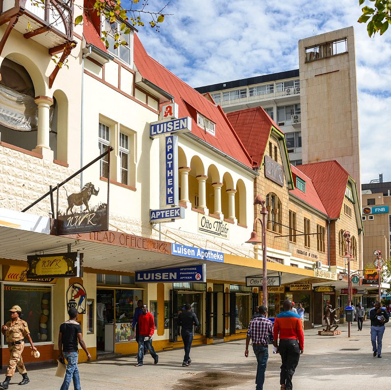 Au cœur de la ville, sur l’avenue de l’Indépendance. ALAMY