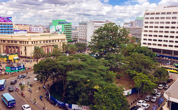 L’espace architectural de Nairobi. SIEGMUND K. M