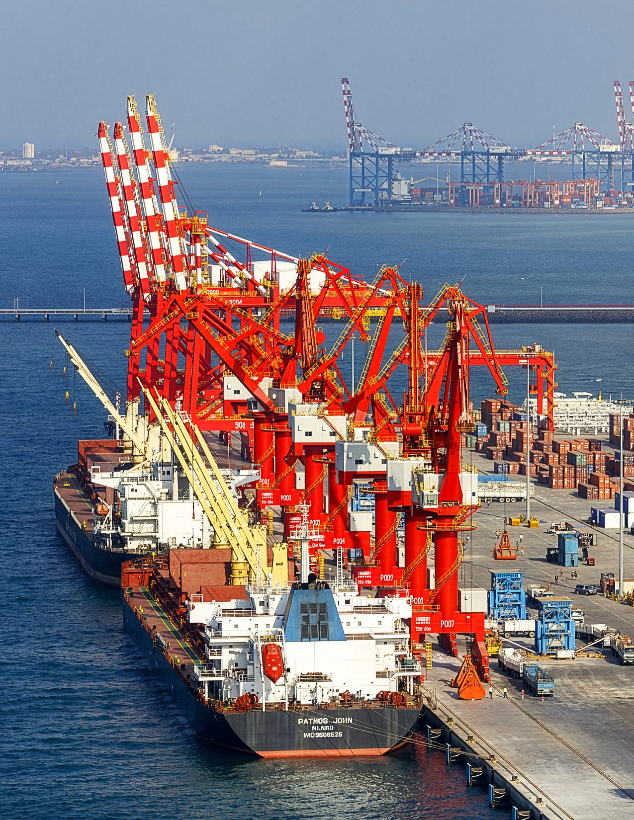 Le port multiservices de Doraleh, à Djibouti. PATRICK ROBERT