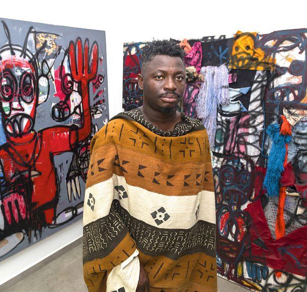 Le peintre Aboudia. NABIL ZORKOT