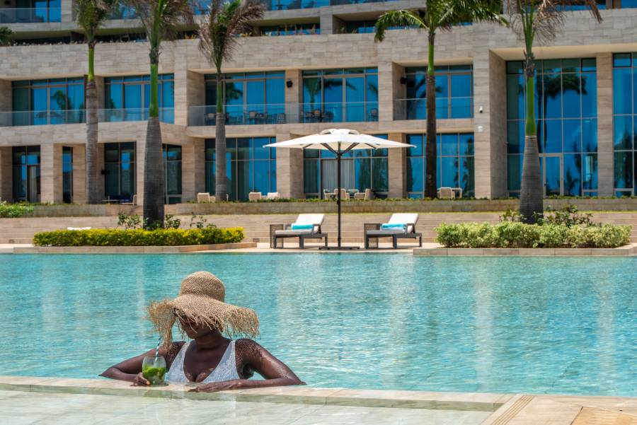 La piscine du Sofitel Marina. DR