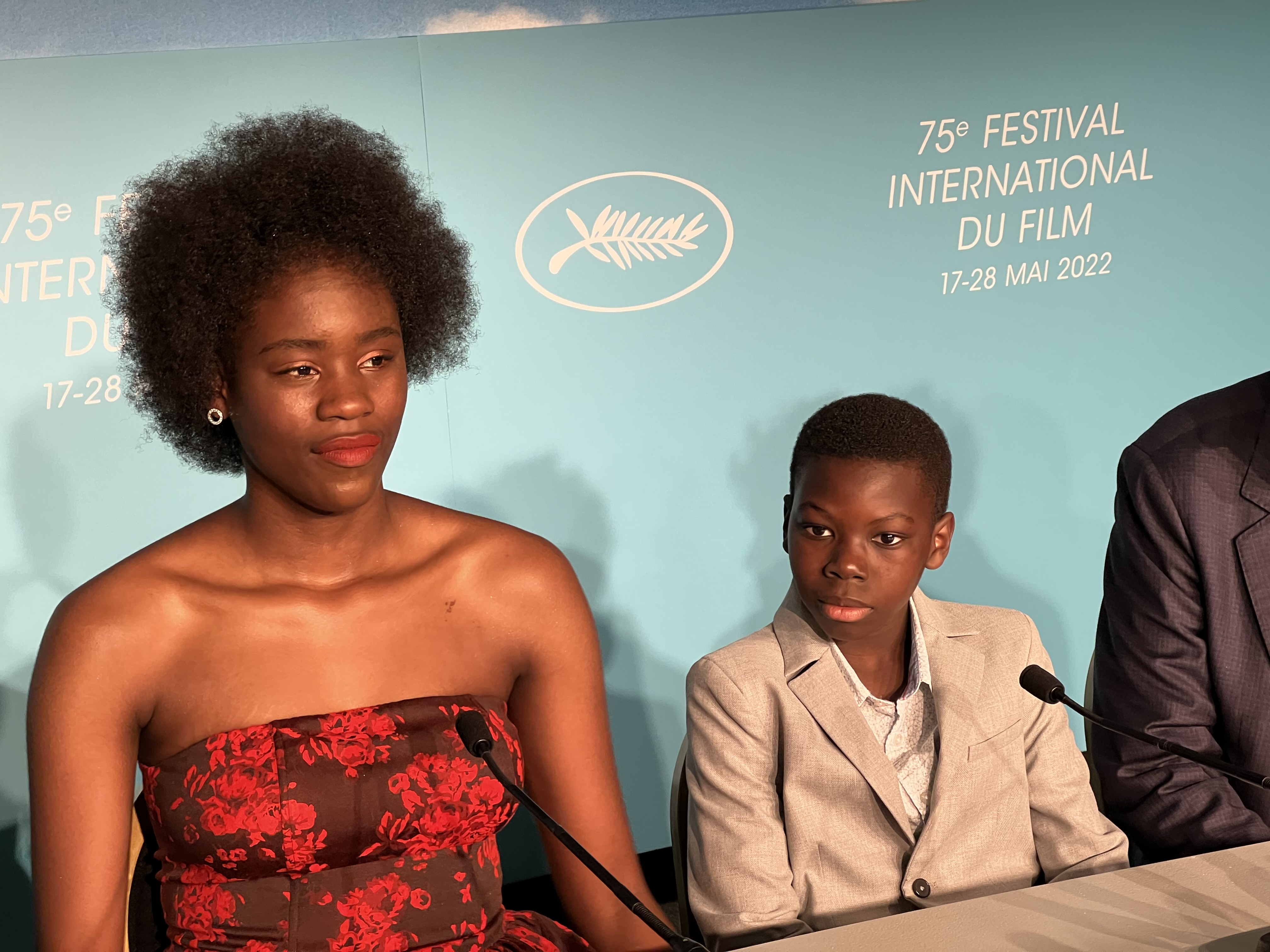 Les deux jeunes comédiens de Tori et Lokita, prix spécial du jury. Jean-Marie Chazeau