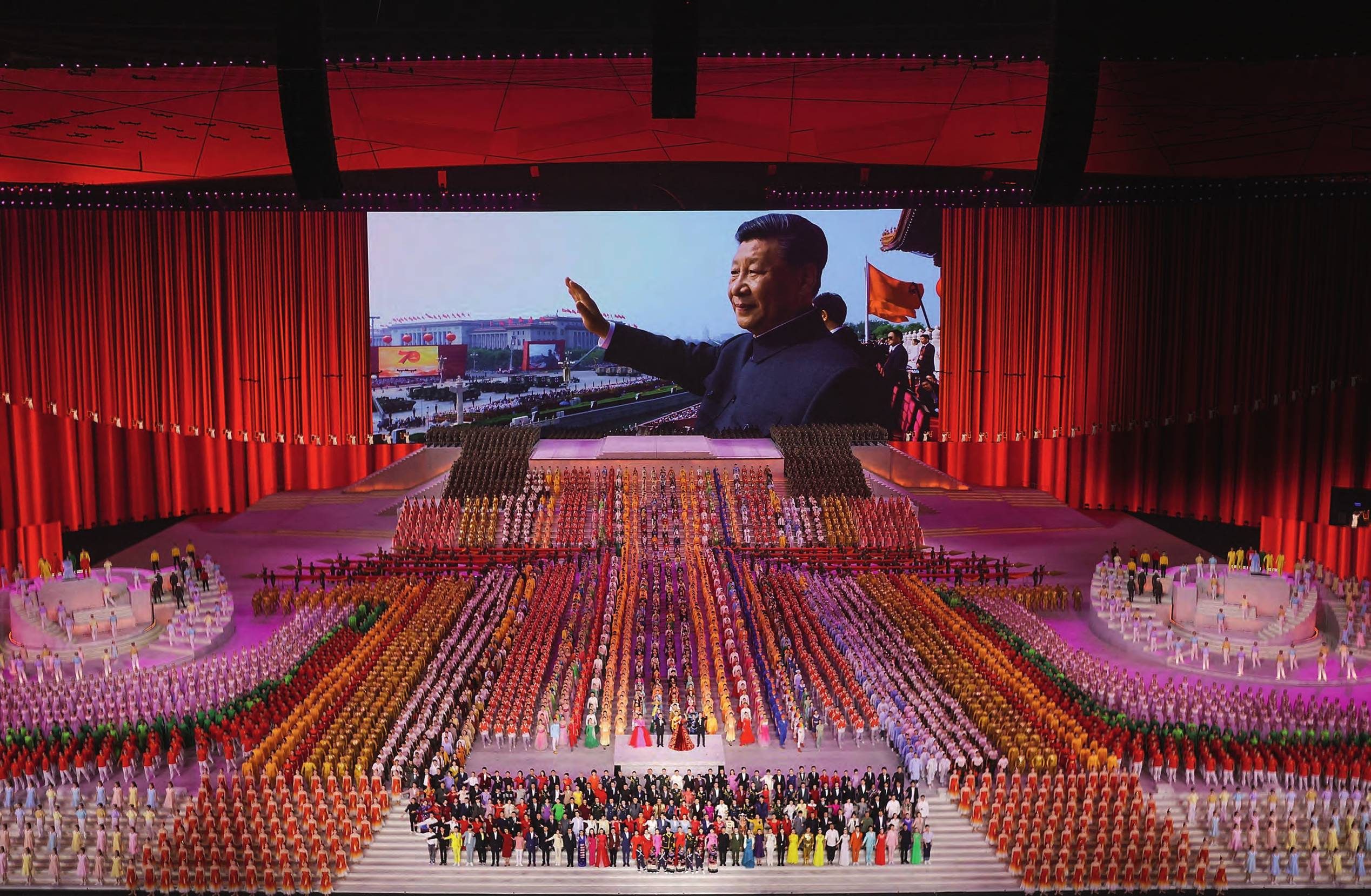 Célébration du 100e anniversaire de la fondation du PCC, le 28 juin 2021, à Pékin. LINTAO ZHANG/GETTY IMAGES ASIAPAC/GETTY IMAGES VIA AFP