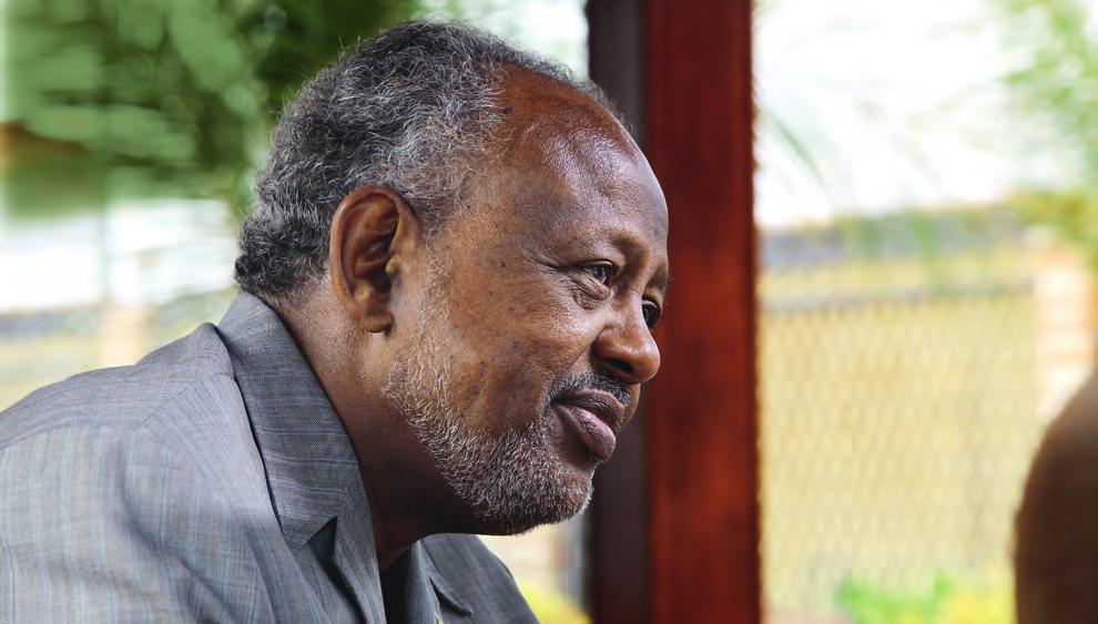 Le chef d’État Ismaïl Omar Guelleh a été réélu pour un cinquième mandat en avril 2021. ABOU HALLOYTA/MINISTÈRE DE L’INTÉRIEUR