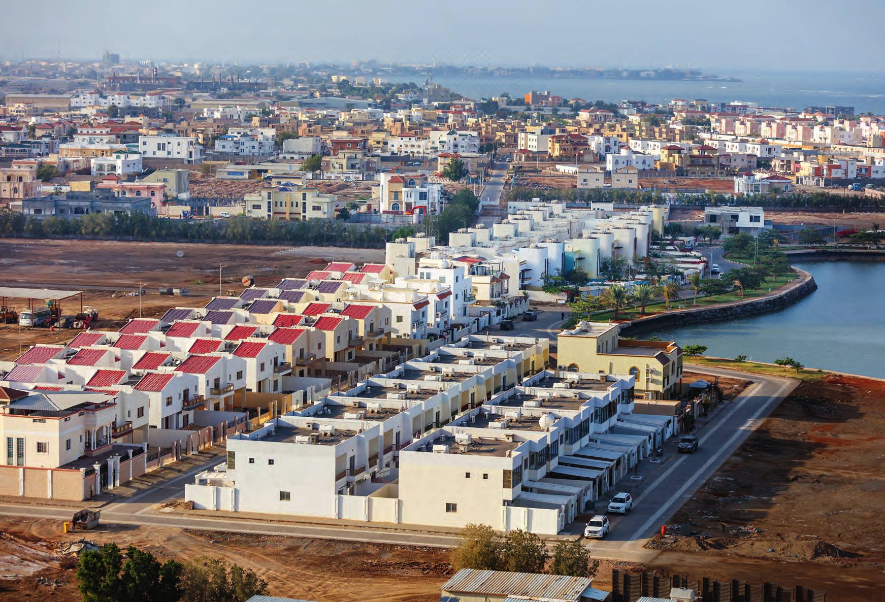 Sur les 6 000 unités de logement construites depuis 1999, 2 500 l’ont été par la Fondation IOG. Ici, à Djibouti-ville.
