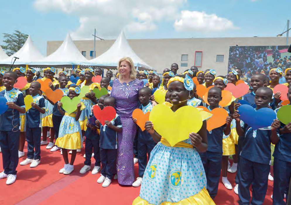 La première dame a inauguré l'établissement le 16 mars 2018.KAMBOU SIA