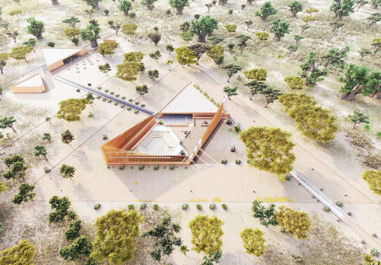 Le Bët-bi Museum, musée et centre culturel, près de la ville historique de Kaolack, dans le sud-ouest du Sénégal, ouvrira ses portes en 2025.  DR