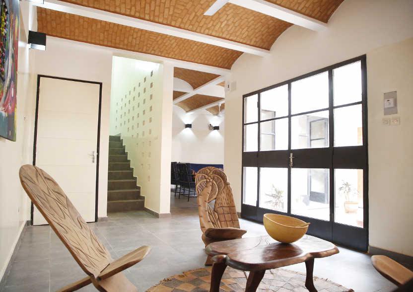 L’intérieur d’un appartement du complexe Niamey 2000, conçu en terre DR (2) et béton en 2016. DR