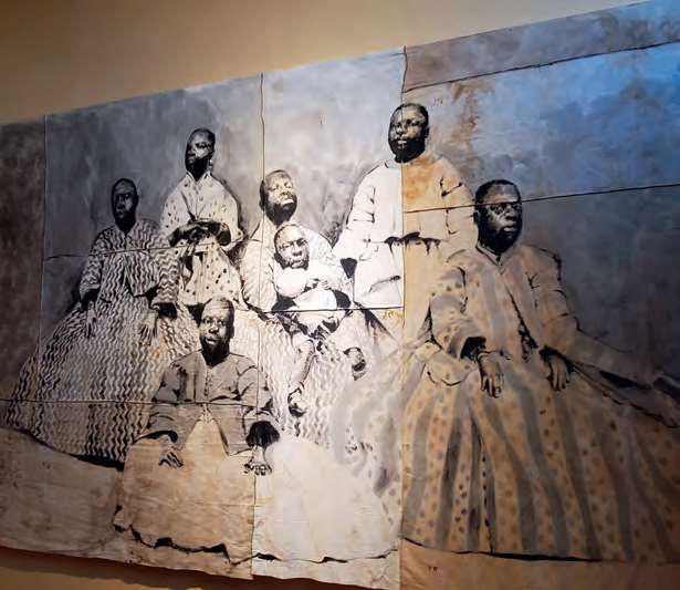 L’Ivoirien Roméo Mivekannin questionne la place des Noirs dans l’iconographie occidentale à travers ses autoportraits décalés, comme dans La Famille royale, Hollande ci-dessus.LUISA NANNIPIERI