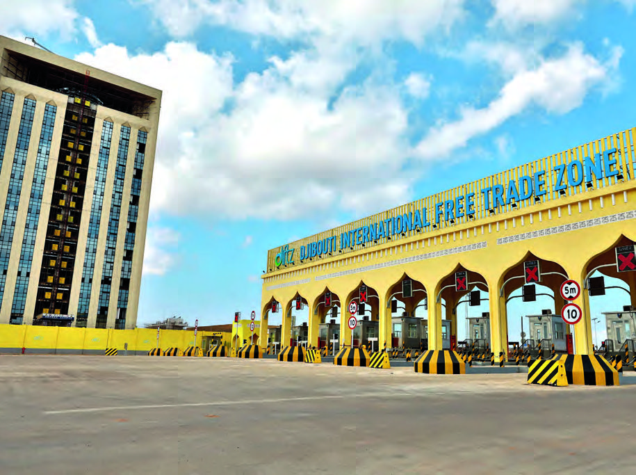 La première phase de la Djibouti International Free Trade Zone (DIFTZ) a été inaugurée en juillet 2018.  PATRICK ROBERT 