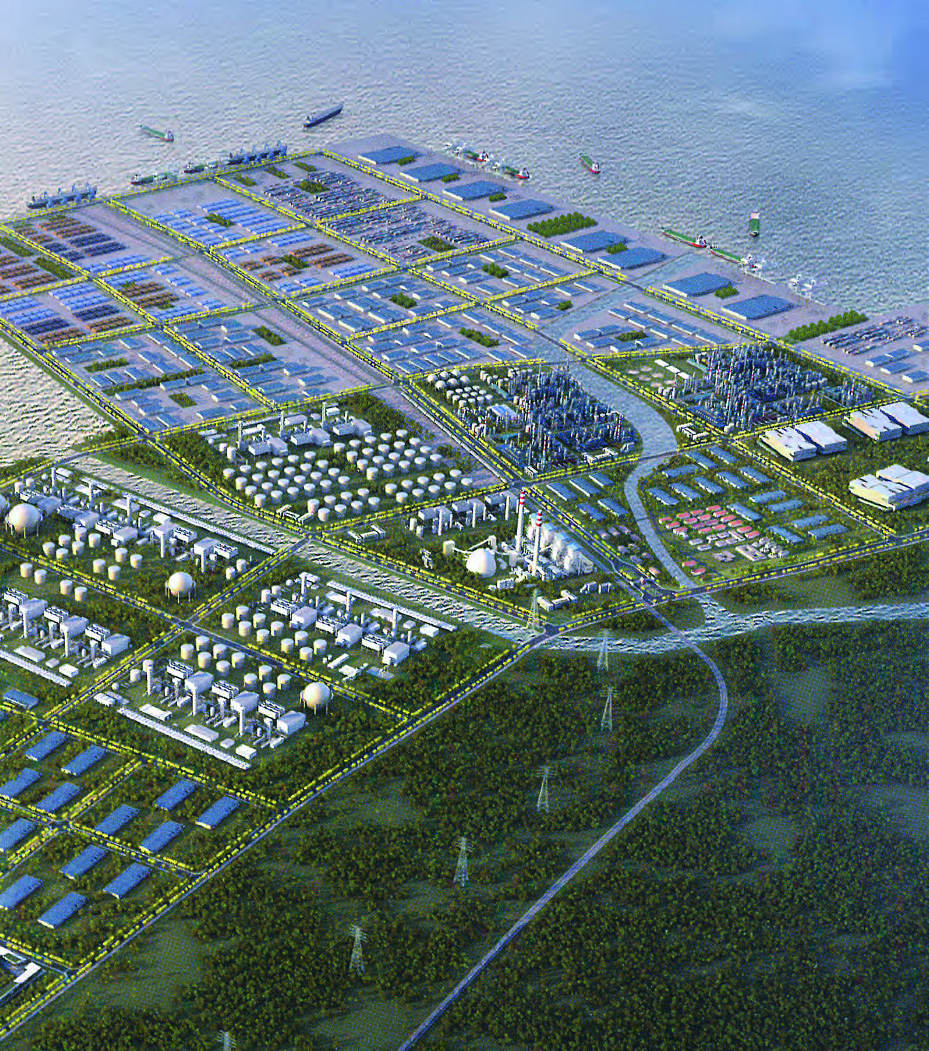 Le projet de la zone industrielle de Damerjog, situé à 30 km au sud-est de la capitale. DR