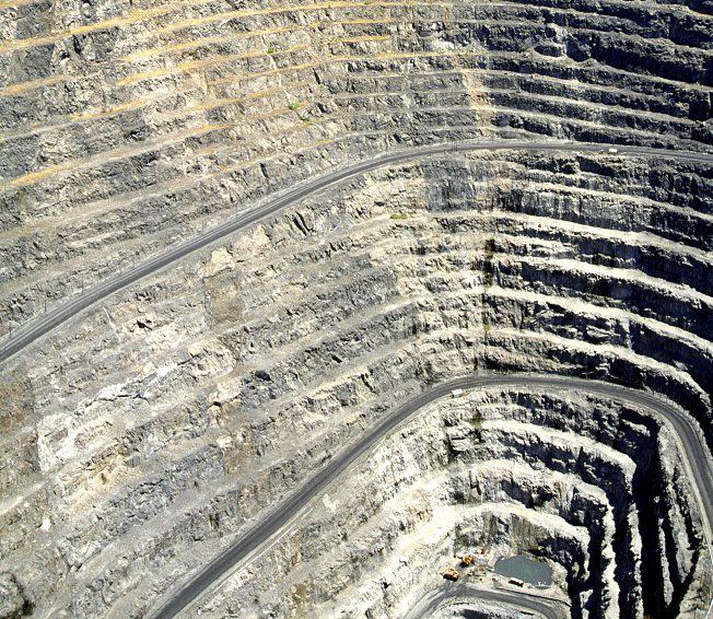Phalaborwa, dans la province du Limpopo, est la plus grande mine à ciel ouvert au monde.ALAMY