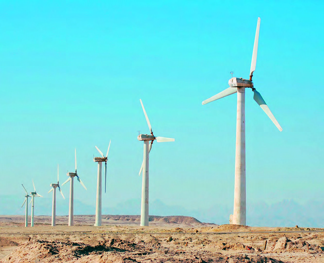 Un parc éolien, dont la capacité sera de 60 MW, verra bientôt le jour à Ghoubet.  SHUTTERSTOCK