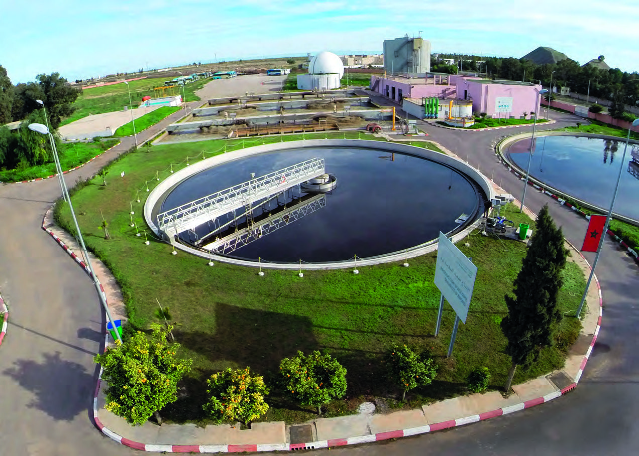 La station de traitement et d’épuration des eaux usées (STEP) de Khouribga. DR
