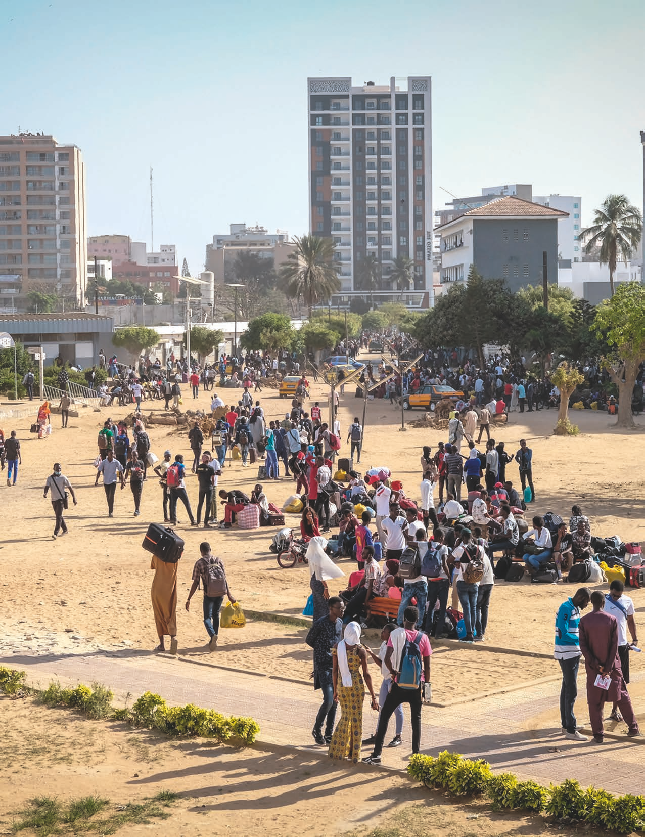 Théâtre de violents affrontements, l’université Cheikh Anta Diop, dans la capitale, est fermée jusqu’à nouvel ordre. Ici, la cité universitaire.