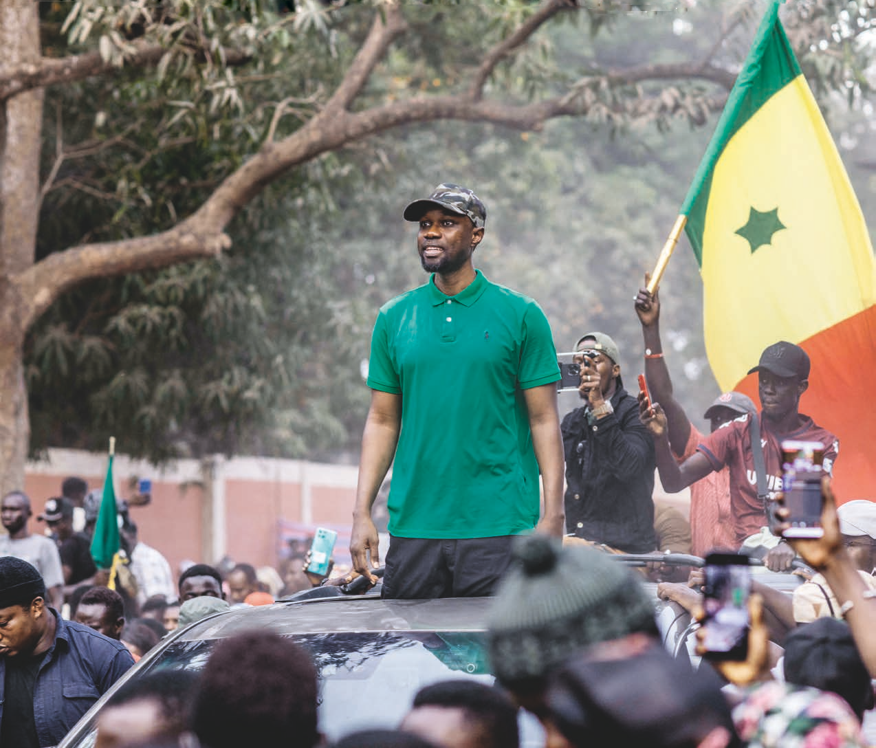 Ousmane Sonko, à Ziguinchor, le 24 mai dernier.