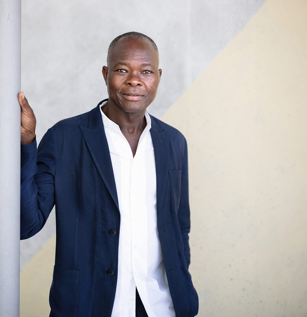 Diébédo Francis Kéré.SEBASTIAN GOLLNOW/DPA/DPA PICTURE ALLIANCE VIAAFP