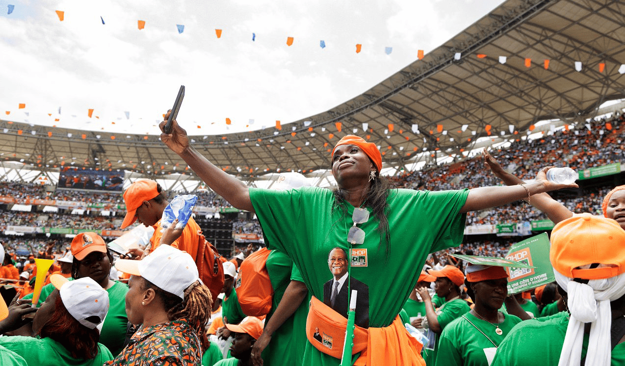 Le deuxième congrès du RHDP s’est tenu le 22 juin 2025 dans le stade Alassane-Ouattara.DR PRÉSIDENCE DE CÔTE D’IVOIRE