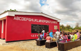 En 18 heures, une école a été « imprimée » en 3D au Malawi, en juillet dernier. DR