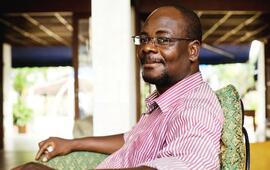 Journaliste et écrivain ivoirien. CAMILLE MILLERAND