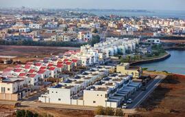 Sur les 6 000 unités de logement construites depuis 1999, 2 500 l’ont été par la Fondation IOG. Ici, à Djibouti-ville.PATRICK ROBERT