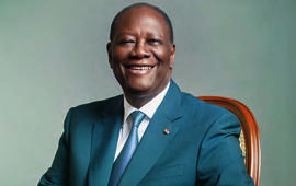 Le chef d’État ivoirien Alassane Ouattara.