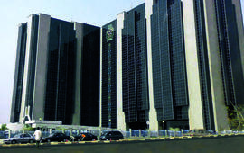 Le siège de la banque centrale, à Abuja.ALAMY