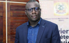 Steve Essis, fondateur du Réseau ivoirien des diplômés de la diaspora (RIDD).JIHANE ZORKOT