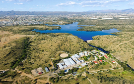 L’usine de traitement des eaux de Gammans, à proximité de Windhoek. DR
