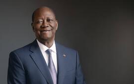Le chef de l’État Alassane Ouattara. ISSAM ZEJLY POUR JA