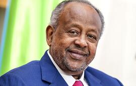 Le président Ismaïl Omar Guelleh. PATRICK ROBERT