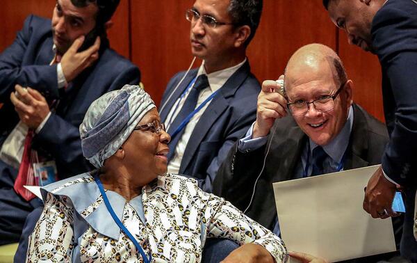 Le 21 septembre 2023, à New York, lors d’une réunion ministérielle préparatoire à l’occasion de l’Assemblée générale des Nations unies. ZUMA PRESS ALAMY