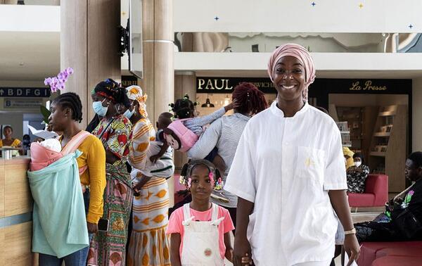 À l’hôpital Mère-Enfant Dominique Ouattara de Bingerville. NABIL ZORKOT