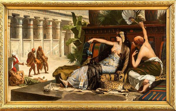 Alexandre Cabanel, Cléopâtre essayant des poisons sur des condamnés à mort, 1883. DIDIER MICHALET/DMKF PHOTOGRAPHY