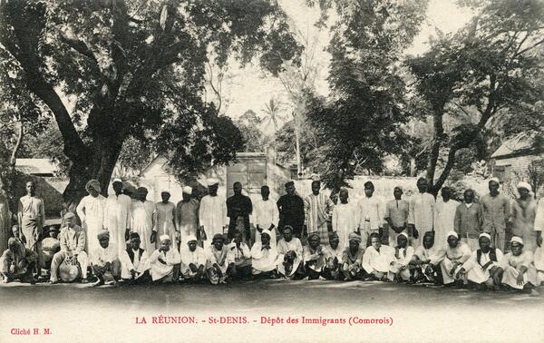 Engagés comoriens à La Réunion, 1897 - Coll. privée