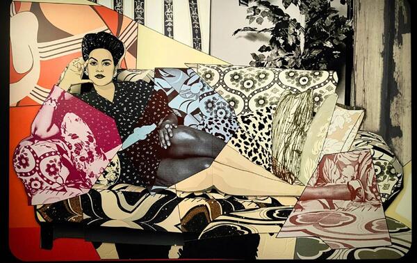 Clarivel Face Forward Gazing, 2024. MICKALENE THOMAS