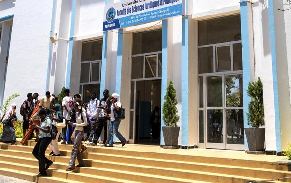 La Faculté des sciences juridiques et politiques de l'Université Cheikh Anta Diop, à Dakar, au Sénégal. SHUTTERSTOCK