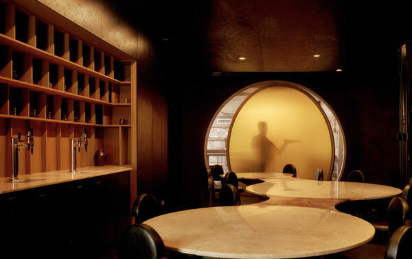 Gourmega interior. SETH CAPLAN