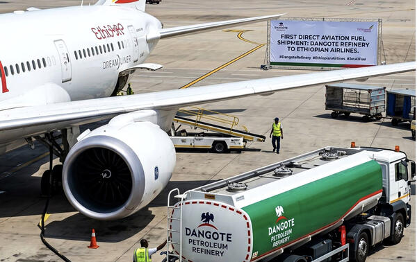 L'accord d'approvisionnement entre la Dangote Petroleum Refinery et Ethiopian Airlines a pris effet début mai. SHUTTERSTOCK