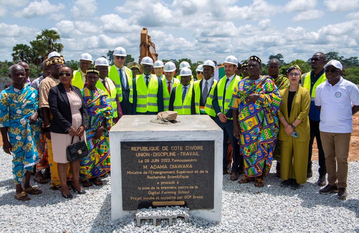 Togolese President Faure Gnassingbé laid the foundation stone of the future Center for Agricultural Services on June 9 in Kpalimé (Plateau-West region).
