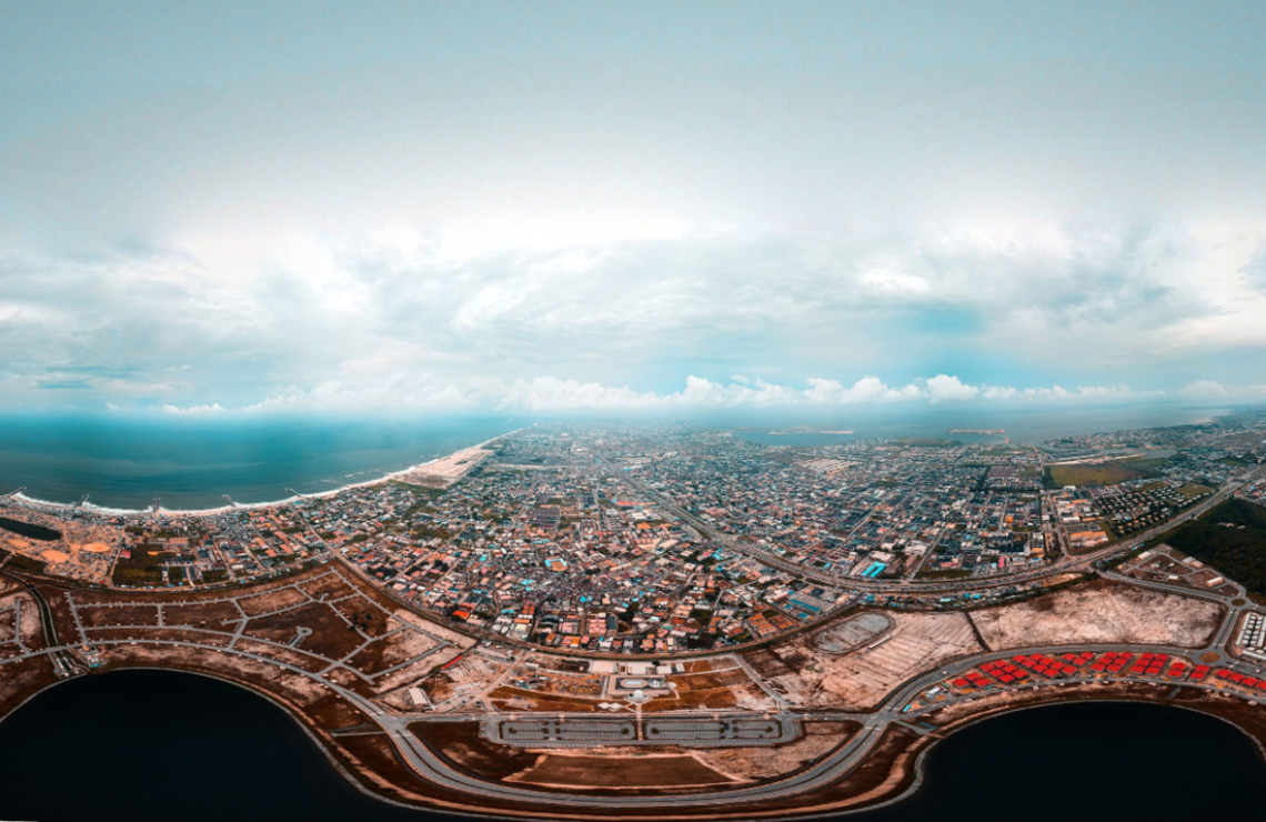 Vue panoramique de Lekki, au sud de Lagos, et bientôt connectée à Abidjan?.KEHINDE TEMITOPE ODUTAYO/SHUTTERSTOCK
