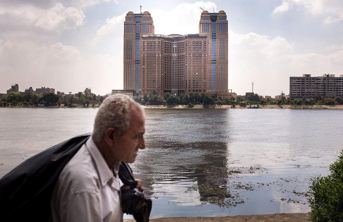 On the banks of the Nile, Cairo, Egypt. ANTHONY MICALLEF/HAYTHAM-REA