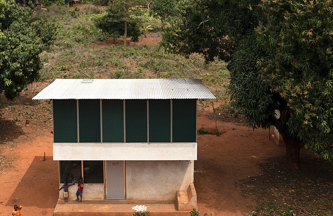 Une maison type proposée dans le cadre du projet Star Homes, conçue par le cabinet Ingvartsen.JULIEN LANOO