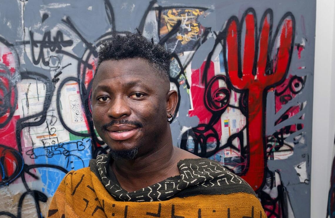 Aboudia «C’est aux artistes de montrer ce qu’ils valent» NABIL ZORKOT