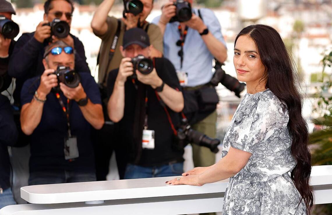 À Cannes, le 17 mai 2025, devant le palais des Festivals et des Congrès. DPA PICTURE ALLIANCE/ ALAMY STOCK PHOTO