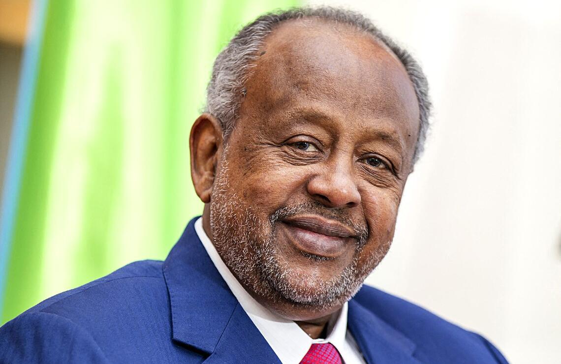 Le président Ismaïl Omar Guelleh. PATRICK ROBERT